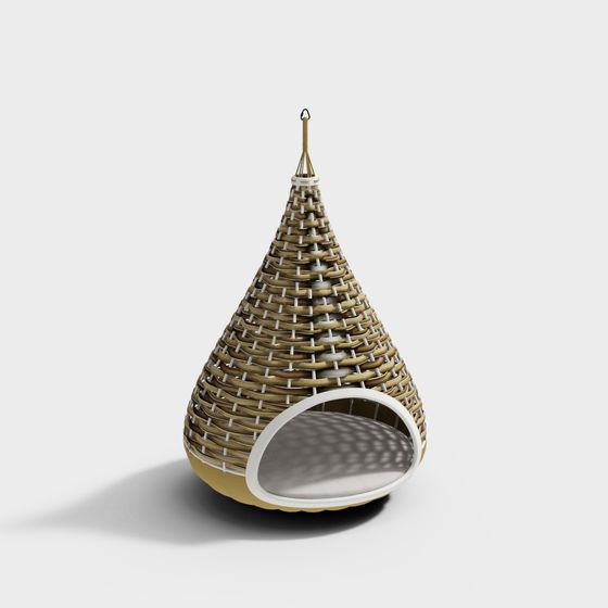 Elegant Swing Chair 3D Model for Creative Projects