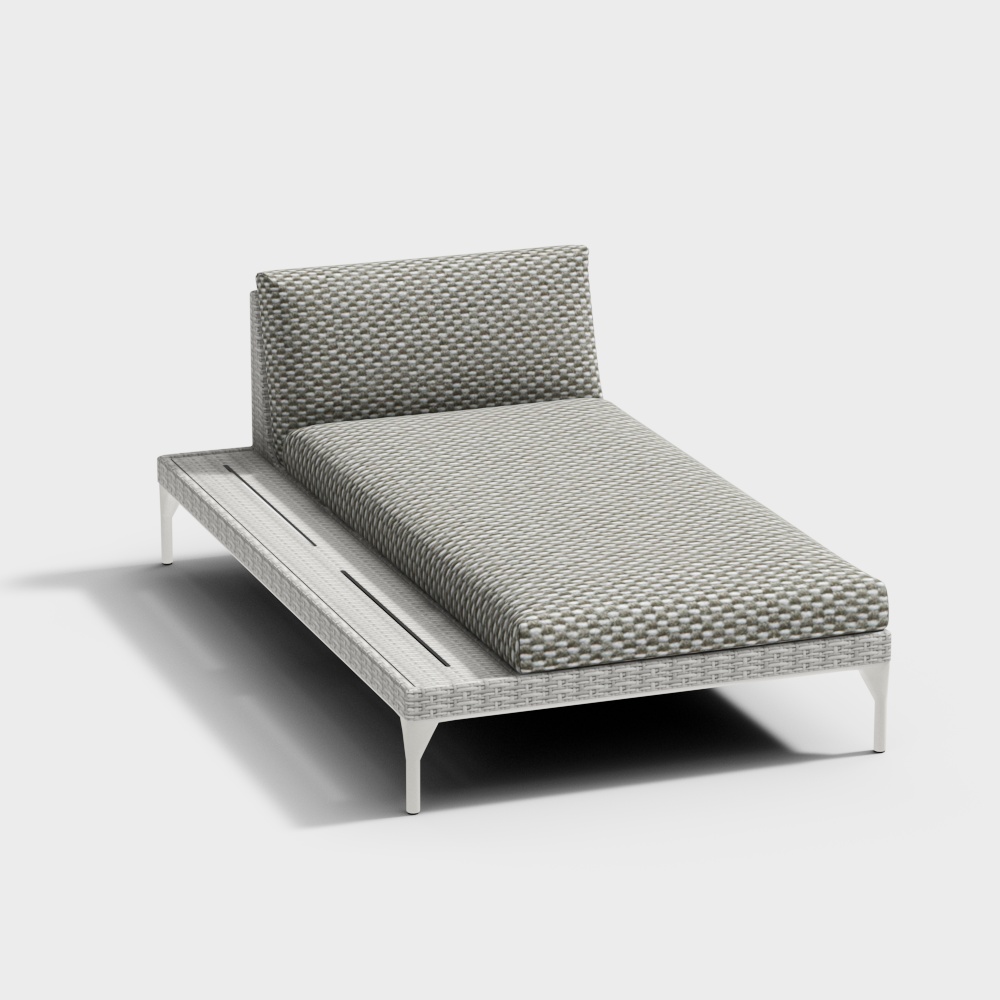 Lit de jour DEDON MU incl. étagère droite