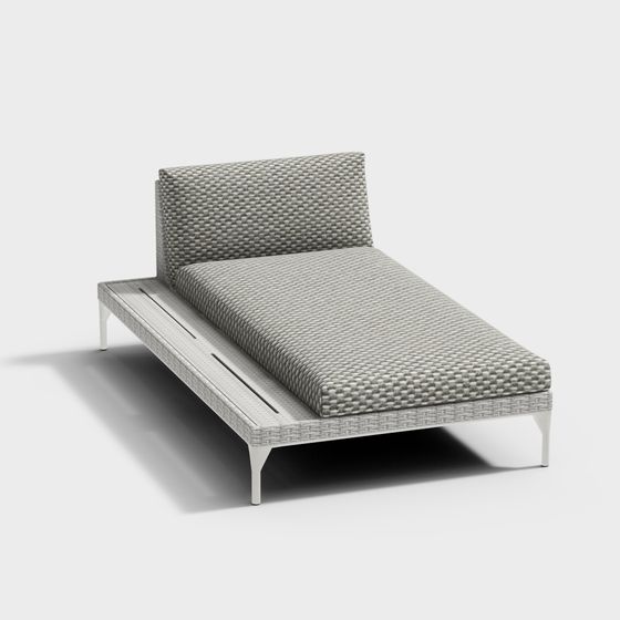 Lit de jour DEDON MU incl. étagère droite