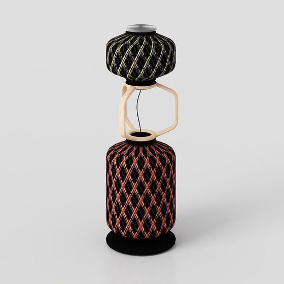 Unique Polygonal Table Lamp 3D model