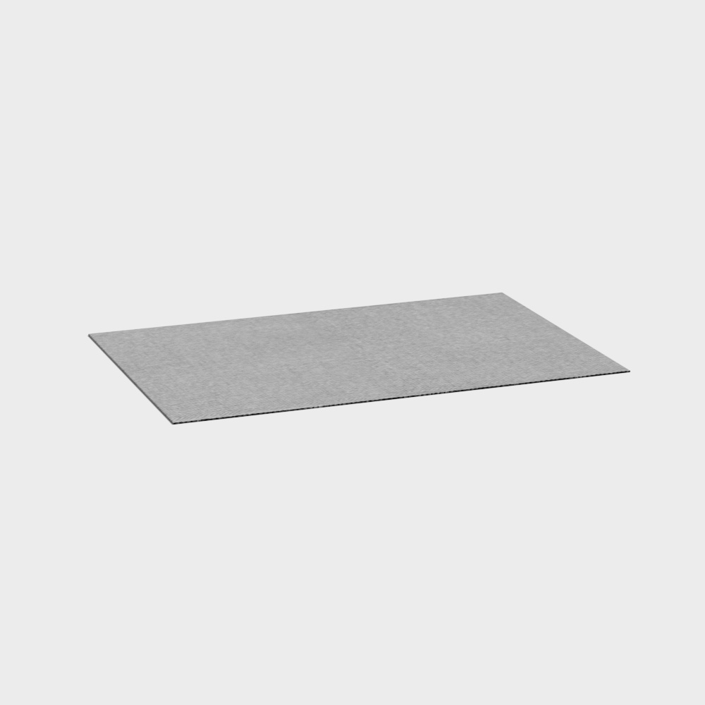 Minimalist Low-Polygon Carpet 3D model