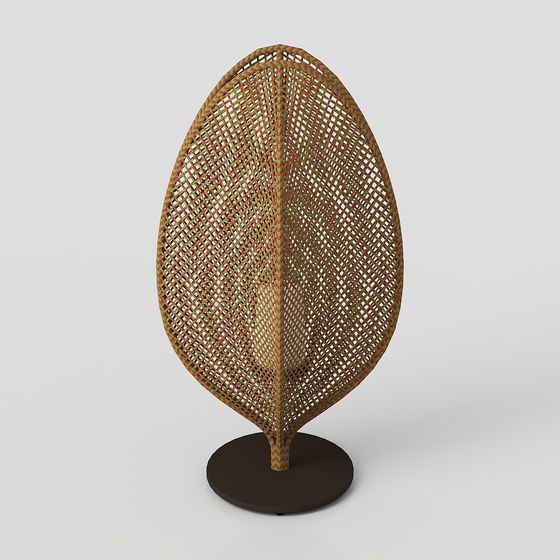 Woven Wings 3D Model for Artistic Creations