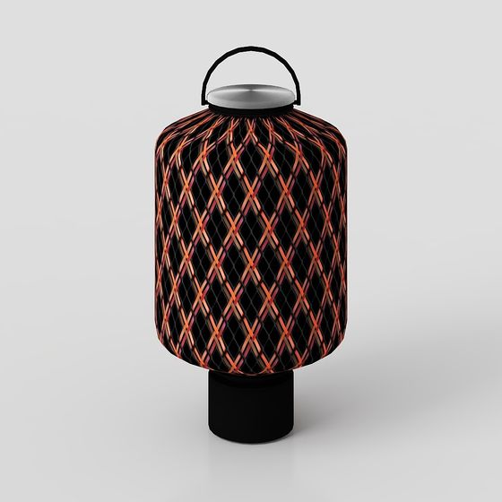 Stylish Low-Poly Lantern 3D model for Various Creative Uses