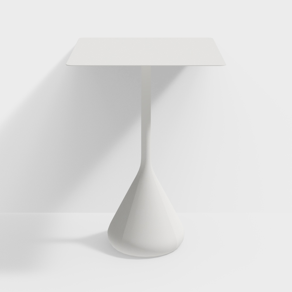 Streamlined Side Table 3D model