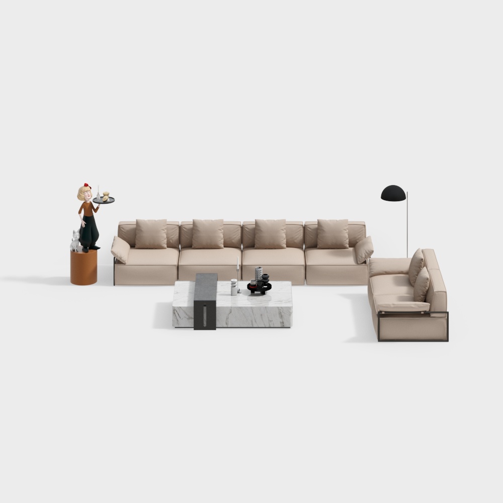 Bộ bàn cà phê sofa hiện đại