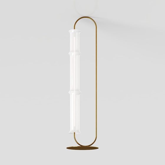 Bamboo Lamp Low Polygon 3D model for Creative Projects