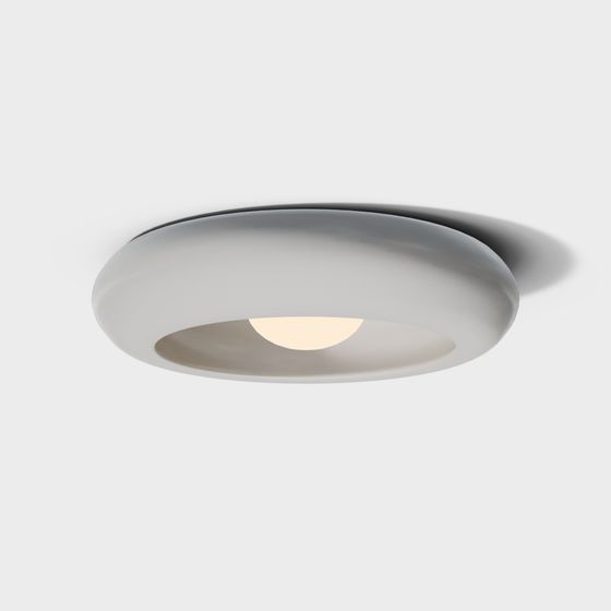Round Recessed Light 3D model