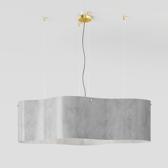 Concrete Pendant Light 3D model