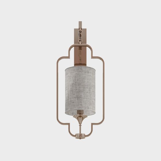 Stylish Low-Polygon 3D Lighting Fixture Model for Modern Spaces