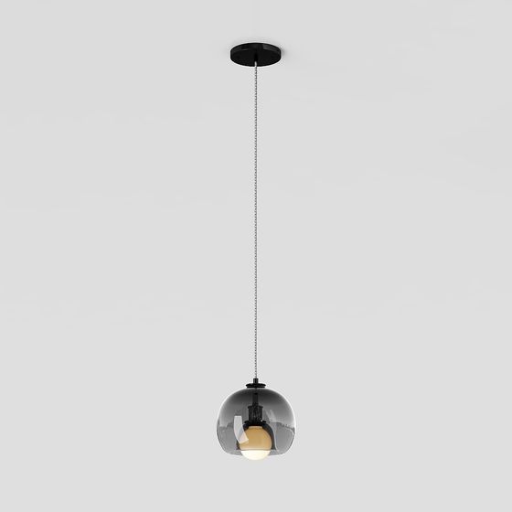 Minimalist Modern Pendant Light 3D model