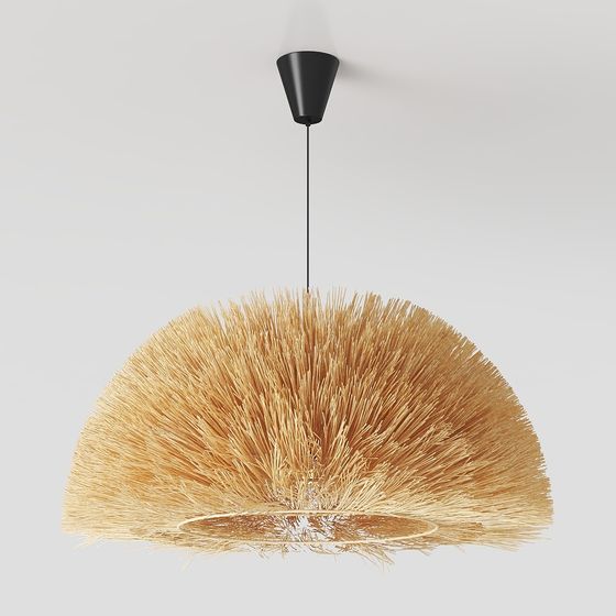 Elegant Nature-Inspired 3D Lighting Fixture Model