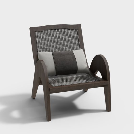 Chaise de loisirs sereine minimaliste