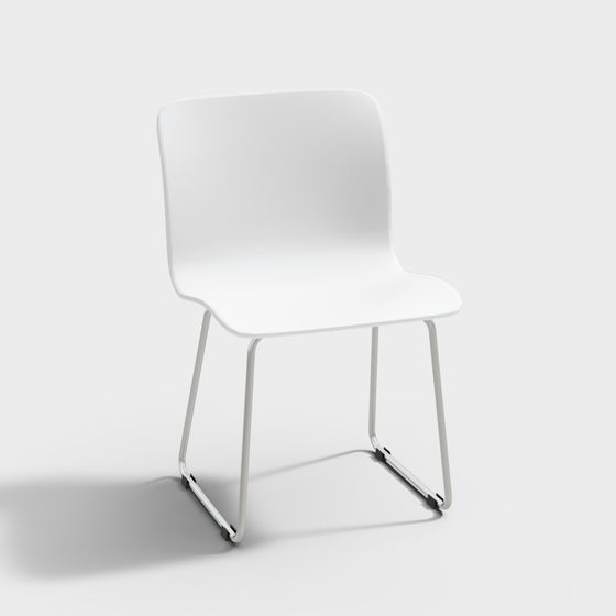 Streamlined Office Chair 3D model