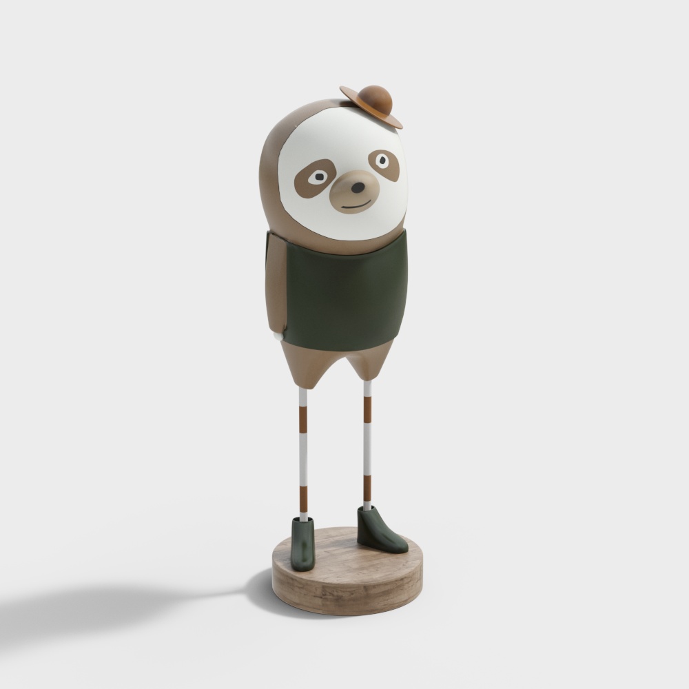 Modern Doll Ornament