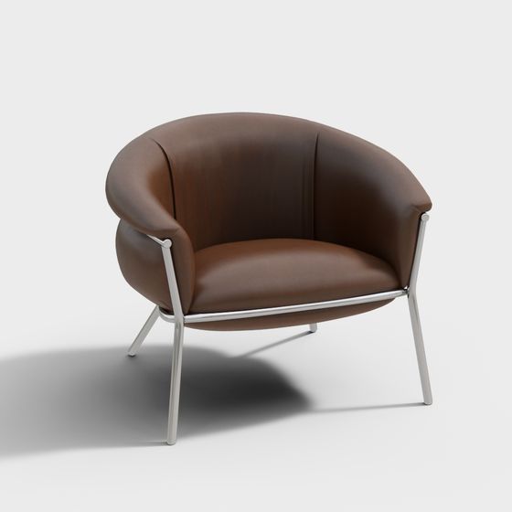 Cozy Lounge Chair 3D model