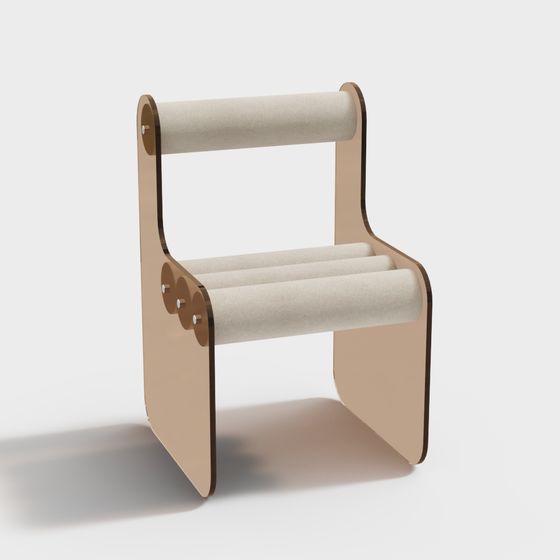 Innovative Paper Roll Rack 3D model for Interiors