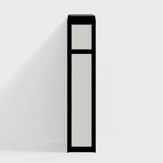 Stylish Urban Light Post 3D model