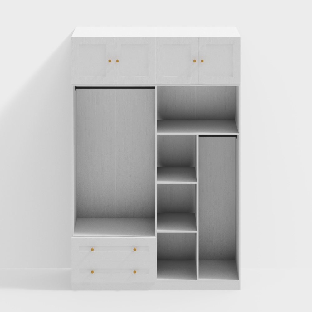 Four-Door Wardrobe, Cabinet Body