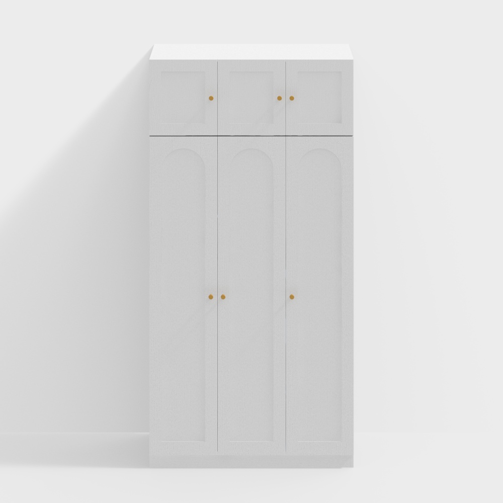 Three-Door Wardrobe, Panorama View