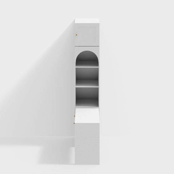 Minimalist Bookshelf 3D model
