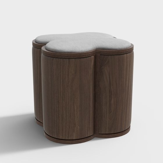 Cloud Stool 3D model for Modern Interiors