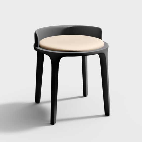 Urban Comfort Stool 3D model