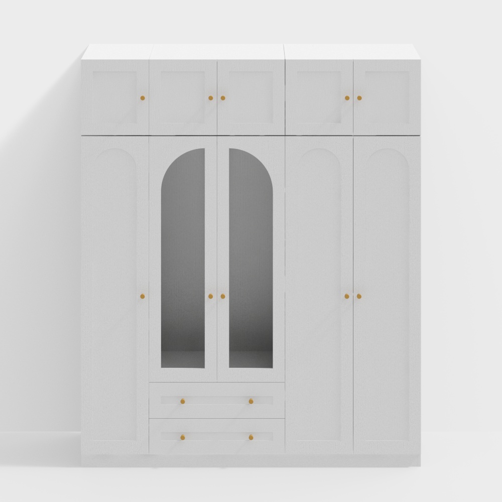 Five-Door Wardrobe, Panorama View