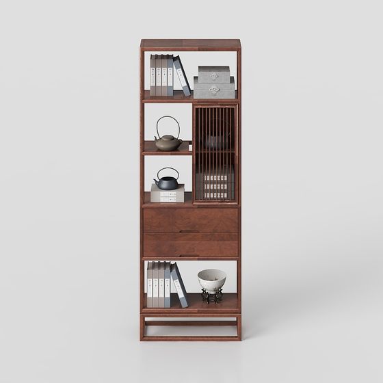 Urban Elegance Bookshelf 3D model