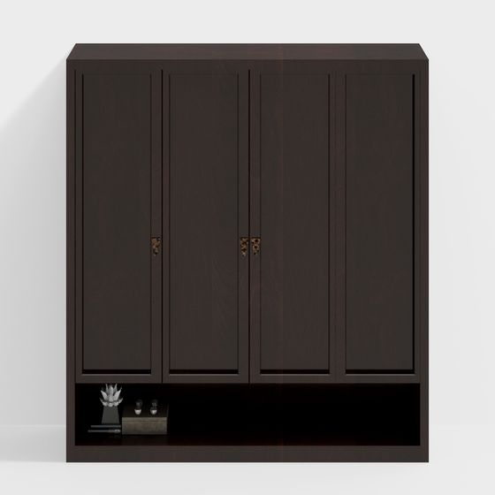 Minimalist Storage Cabinet 3D model