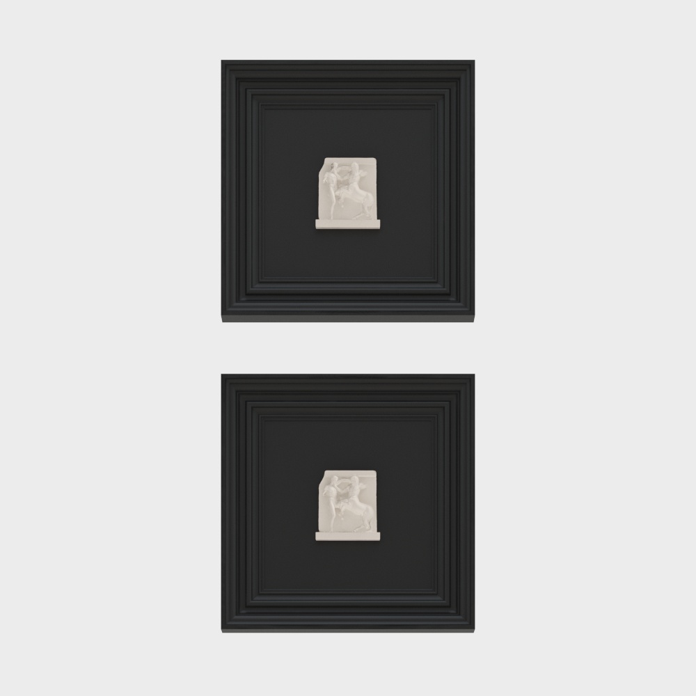 Ensemble de peintures décoratives modernes