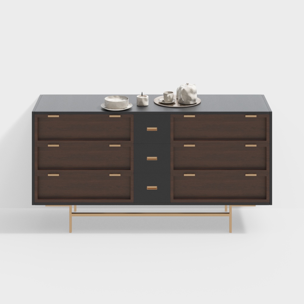 Armadio Corridoio in Stile Cinese Nuovo