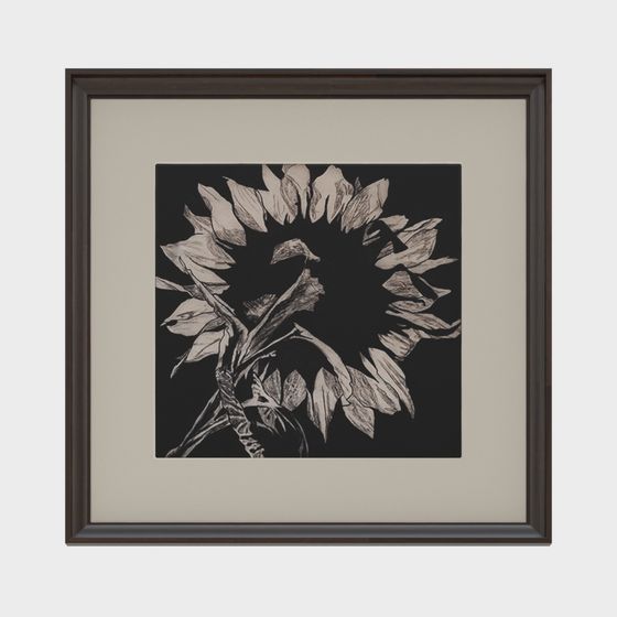 Realistic Sunflower 3D model