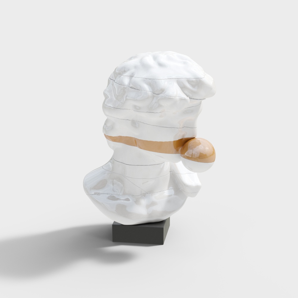 Charming Snowman 3D Model for Winter Scenes