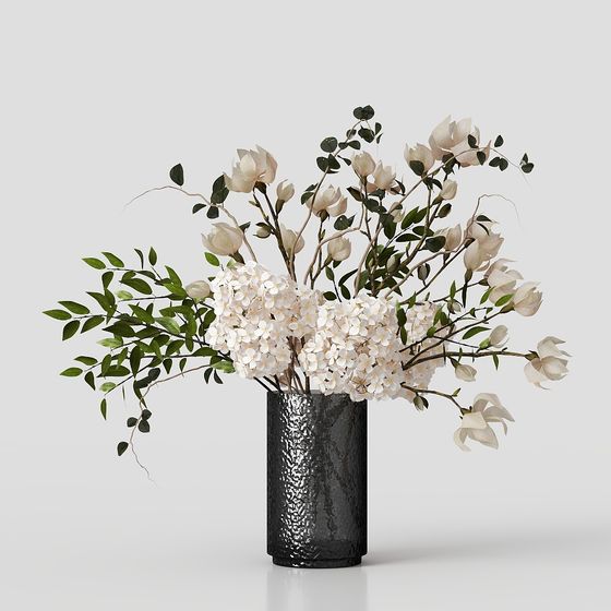 Spring Bouquet Low Poly High Detail 3D model for Creative Projects