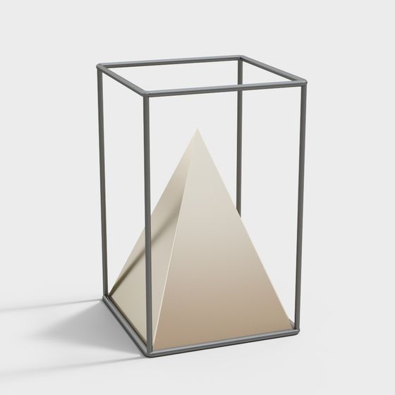 Framing Light Low-Polygon 3D model