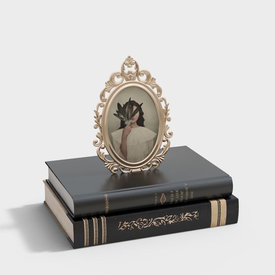 Vintage Picture Frame 3D model