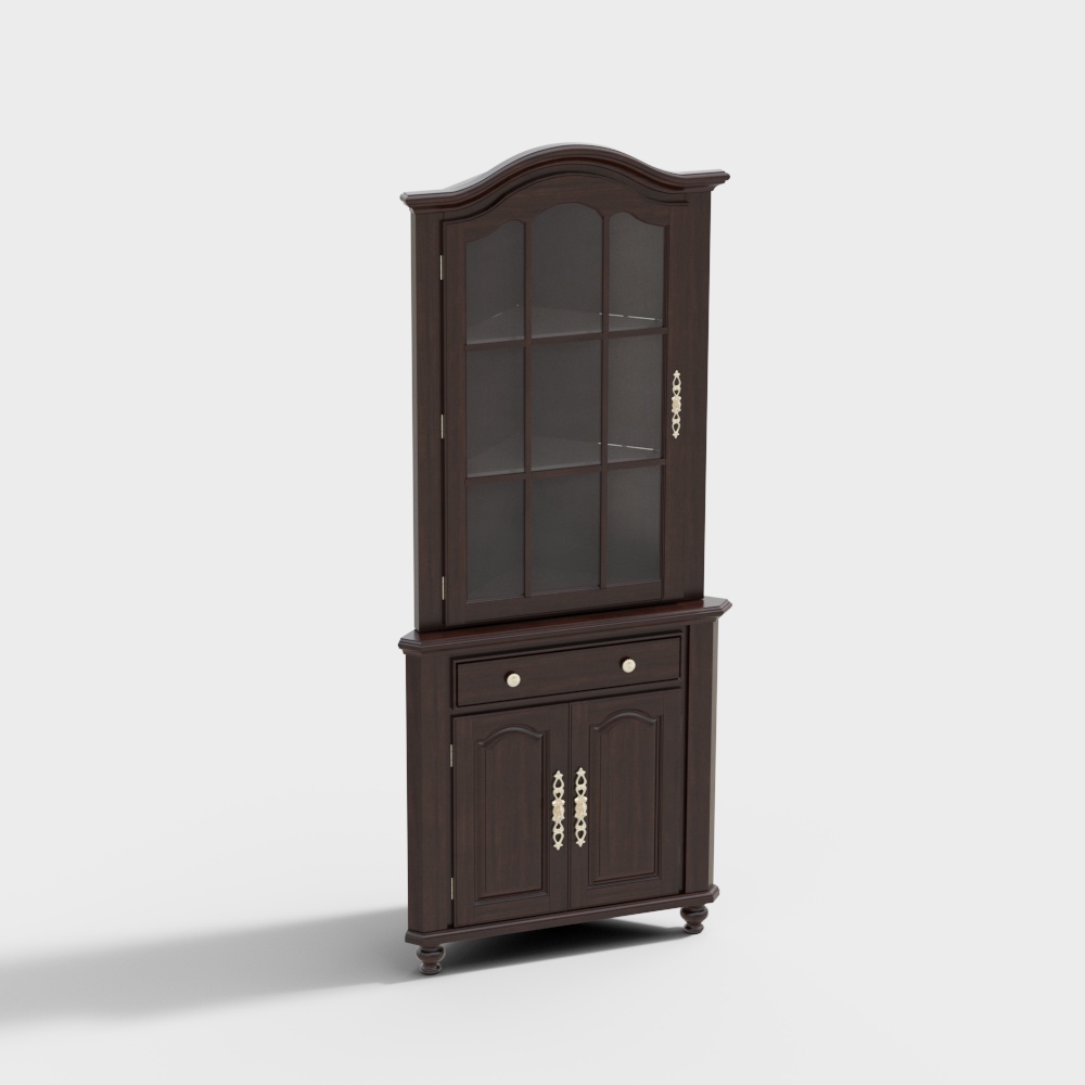American corner cabinet
