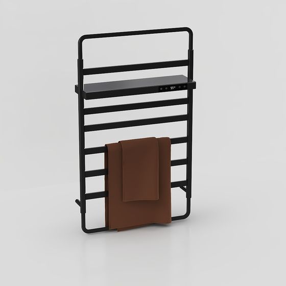 Smart Towel Rack 3D model in Modern Minimalist Style