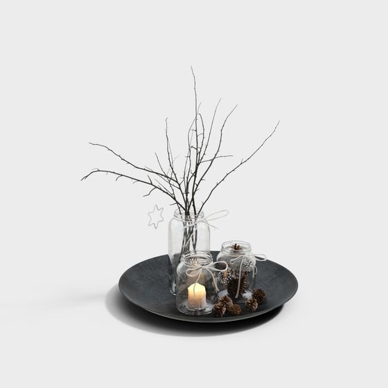 Serene Winter-Themed 3D Model