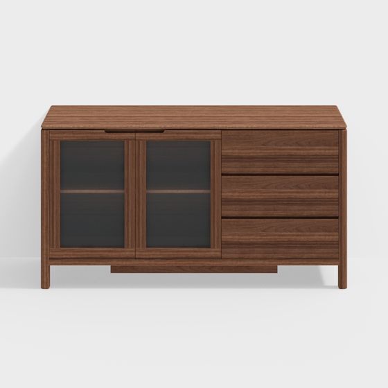 Urban Living Room TV Cabinet 3D model