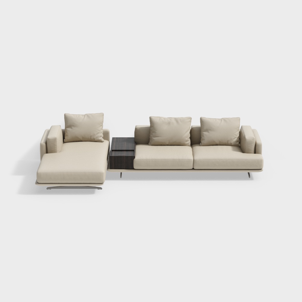 Guangchao GSF1065 Corner Sofa for Four People