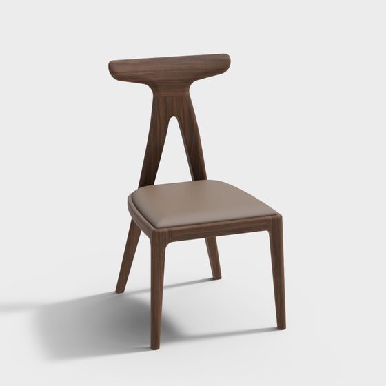 Stylish Urban Leisure Chair 3D model for Creative Spaces