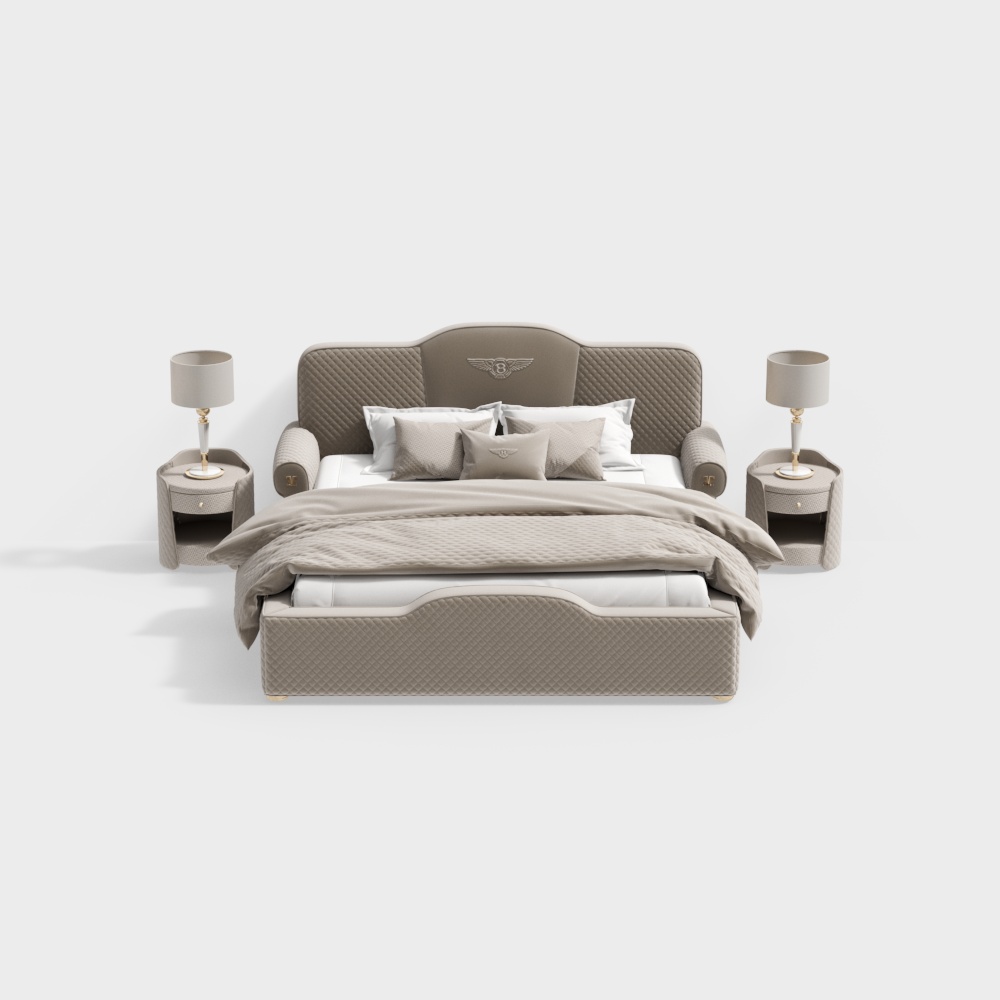 Juego de cama doble moderno