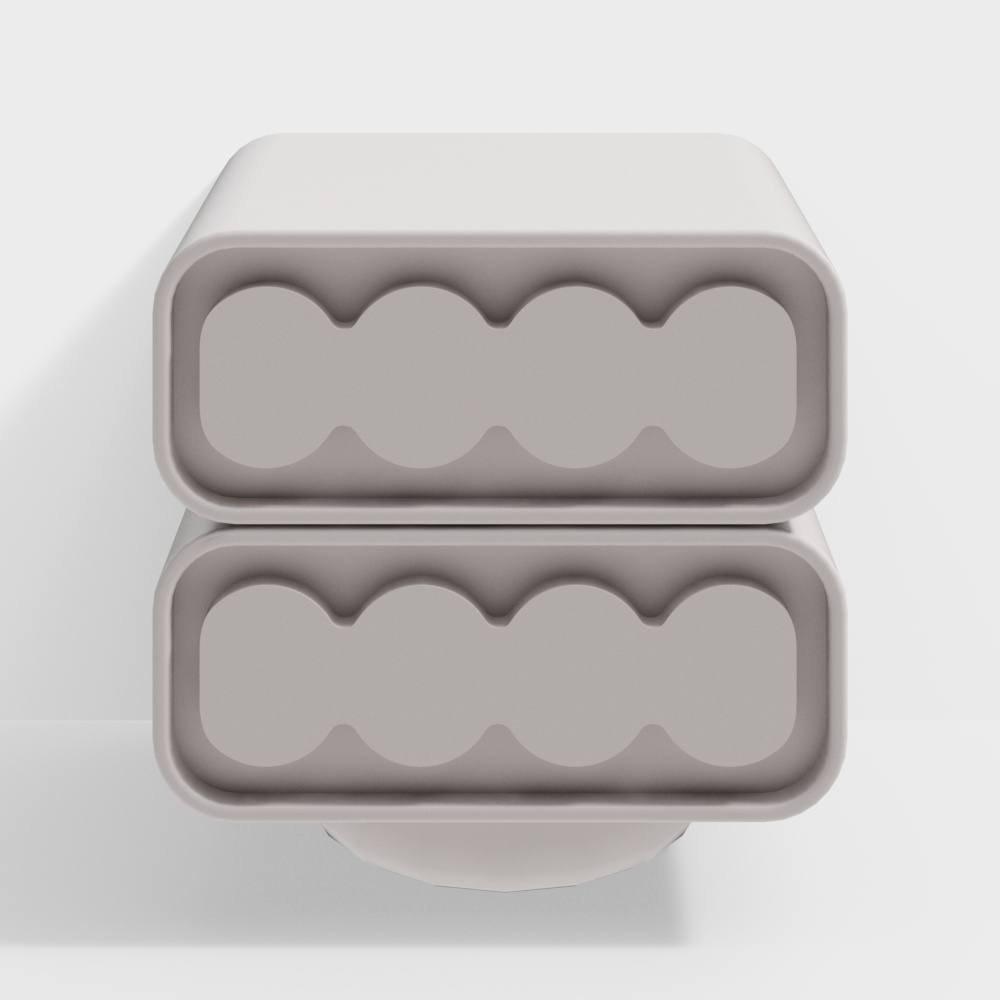 Modern Cream Style Headboard Cabinet