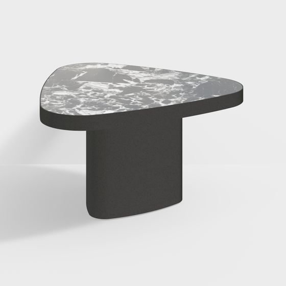 Urban Elegance 3D model - Geometric Desk and Chair Set