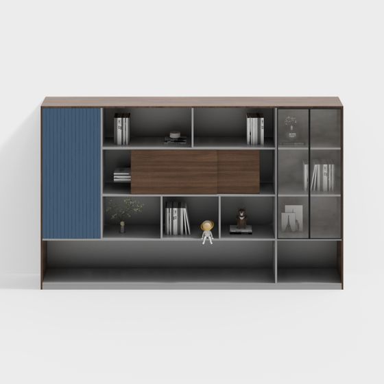 Urban Elegance Bookshelf 3D model