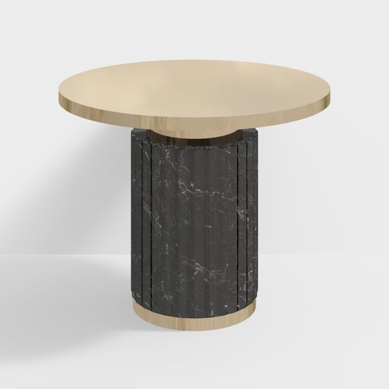 Elegant Round Table 3D model for Modern Aesthetics