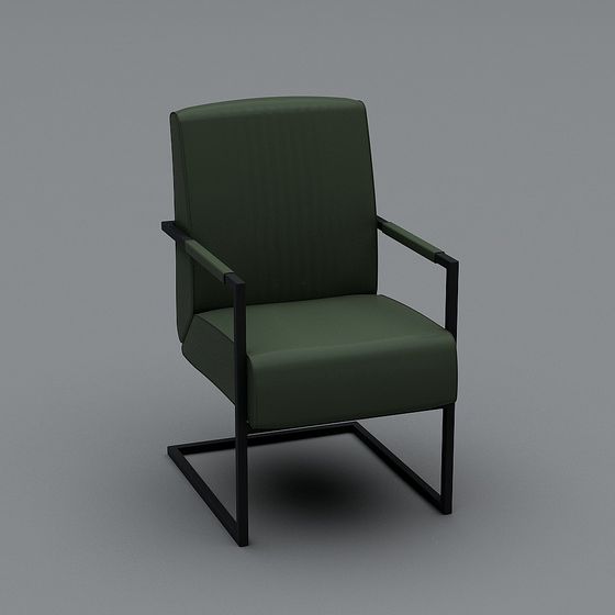 Urban Green Chair 3D Model for Creative Spaces