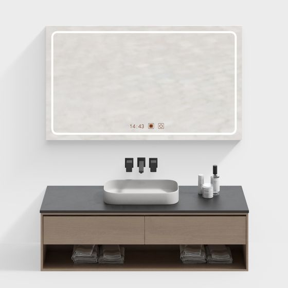 Smart Bathroom Cabinet 3D model