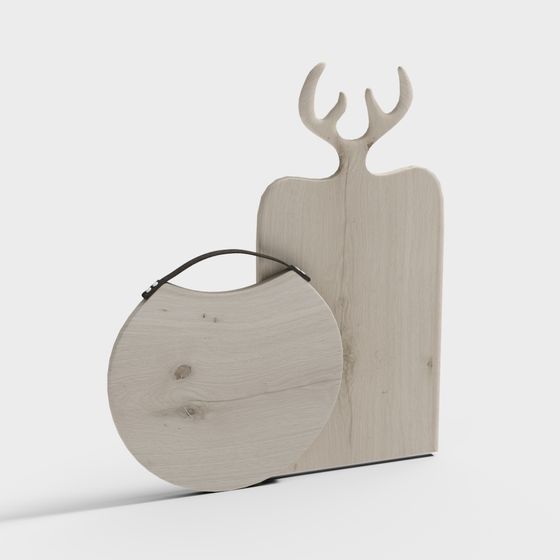 Wooden Art Board 3D model